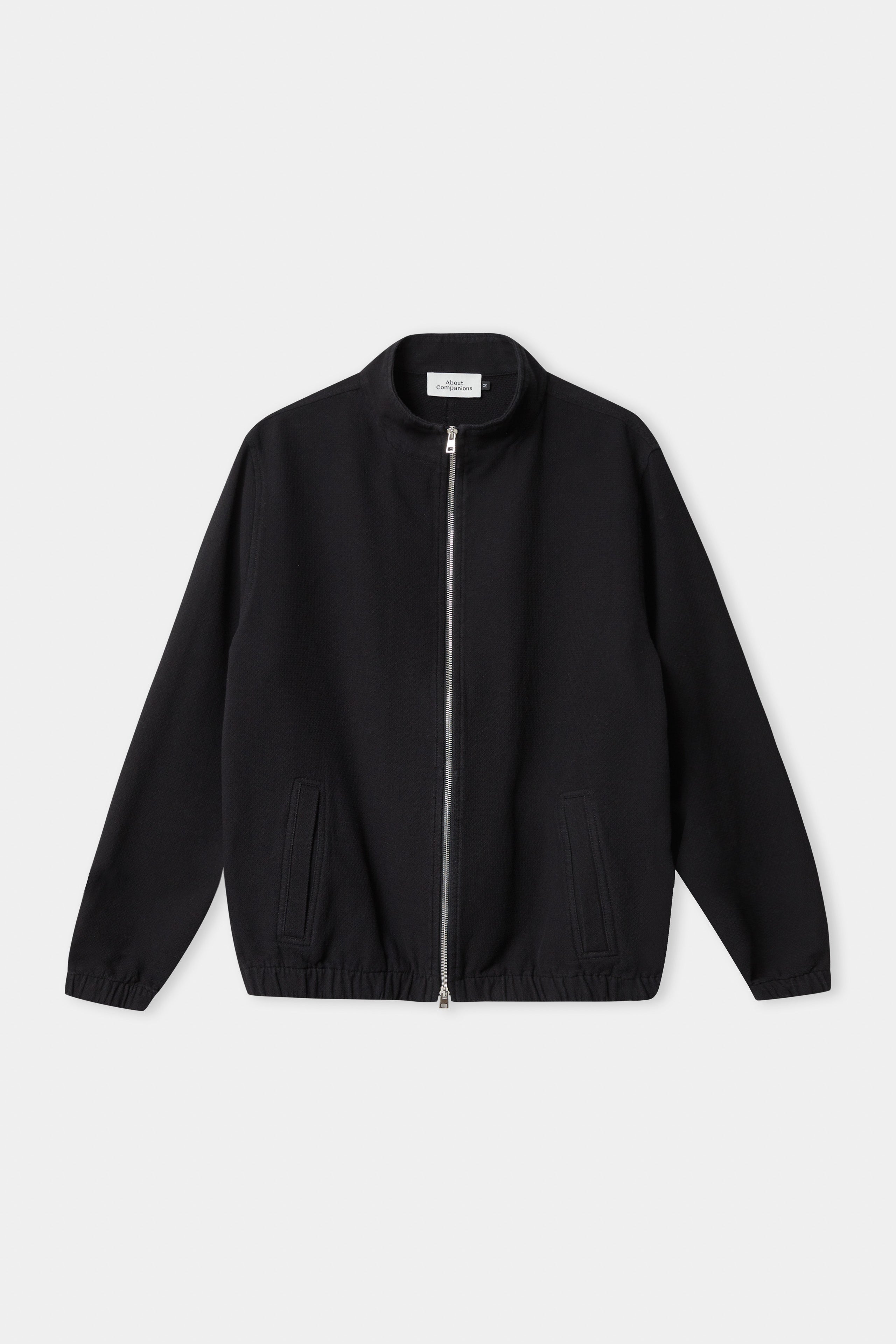 Elegant Harrington jacket Juri in black – About Companions