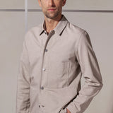 ASIR jacket eco canvas 230g cold brown