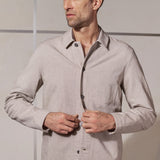 ASIR jacket eco canvas 230g cold brown