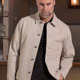 ASIR jacket eco canvas 420g cold brown