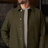 ASIR jacket eco moleskin olive