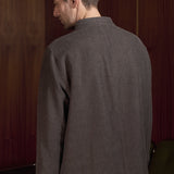 BEN jacket eco flannel mud