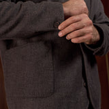 BEN jacket eco flannel mud