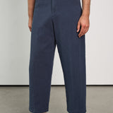 CARLO trousers eco canvas 230g cold navy