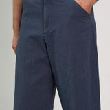 CARLO trousers eco canvas 230g cold navy