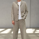 CARLO trousers eco canvas 230g dusty olive