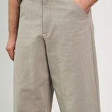 CARLO trousers eco canvas 230g dusty olive