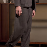 CARLO trousers eco flannel mud