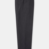 CARLO trousers eco flannel striped charcoal