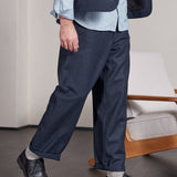 CARLO trousers lambswool blue