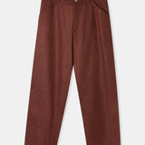 CARLO trousers lambswool herringbone brick
