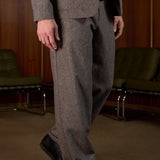 ELMAR/CARLO suit lambswool herringbone taupe