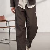 CARLO trousers linen coffee