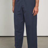 CARLO trousers linen cold navy