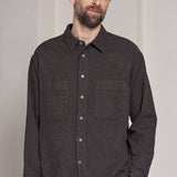 DARIO shirt eco flannel striped brown