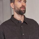 DARIO shirt eco flannel striped brown