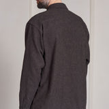 DARIO shirt eco flannel striped brown