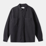 DARIO shirt eco flannel striped charcoal