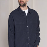 DARIO shirt eco flannel striped navy