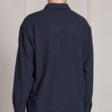 DARIO shirt eco flannel striped navy