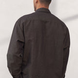 DARIO shirt linen coffee