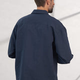 DARIO shirt linen cold navy
