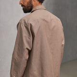 DARIO shirt linen walnut