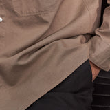 DARIO shirt linen walnut