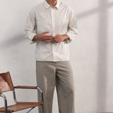 DARIO shirt tencel linen stone grey