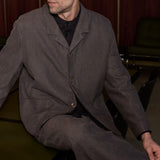 ELMAR/CARLO suit eco flannel mud