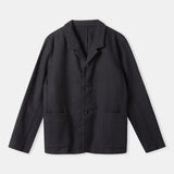 ELMAR blazer eco flannel striped charcoal