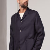 ELMAR blazer eco grid wool navy