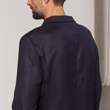 ELMAR blazer eco grid wool navy