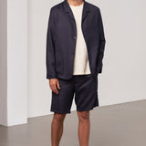 ELMAR blazer eco grid wool navy