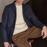 ELMAR blazer lambswool blue