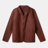 ELMAR blazer lambswool herringbone brick