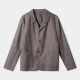 ELMAR blazer lambswool herringbone taupe