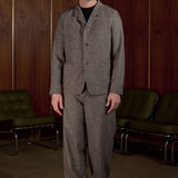 ELMAR blazer lambswool herringbone taupe