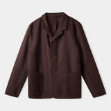 ELMAR blazer lambswool marron