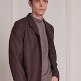 ELMAR blazer lambswool marron