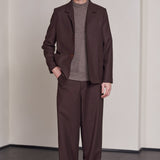 ELMAR blazer lambswool marron