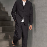 ELMAR blazer linen black