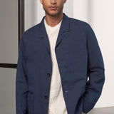 ELMAR/CARLO suit linen cold navy