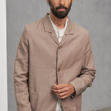 ELMAR blazer linen walnut