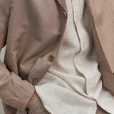 ELMAR blazer linen walnut