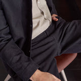 ELMAR blazer winter linen black