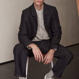ELMAR blazer winter linen black