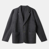 ENVER blazer eco flannel melange grey