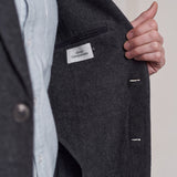 ENVER blazer eco flannel melange grey
