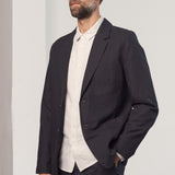 ENVER blazer linen black